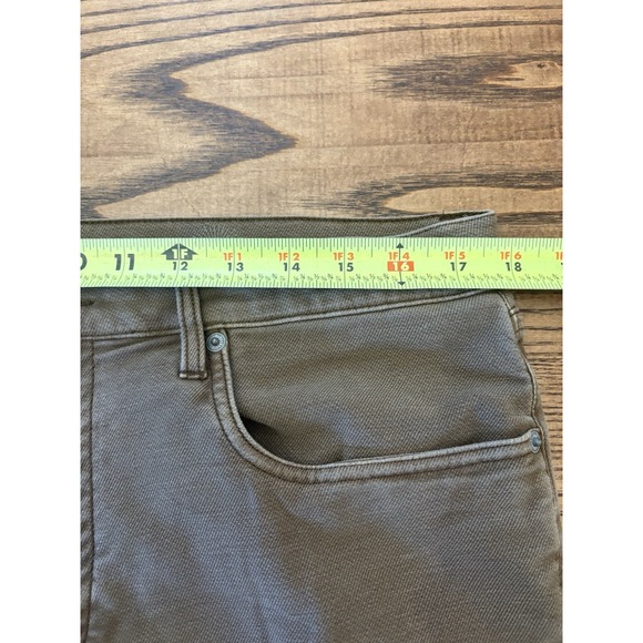 Faherty Men's 36x32 (34x32 Tag) Brown Stretch Terry 5-Pocket Chino Pants - Picture 3 of 9